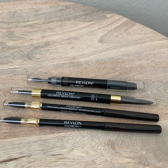 New Revlon Bundle of (4) Brow Pencils in Dark Brown 403, 220, 610 - Picture 2 of 5